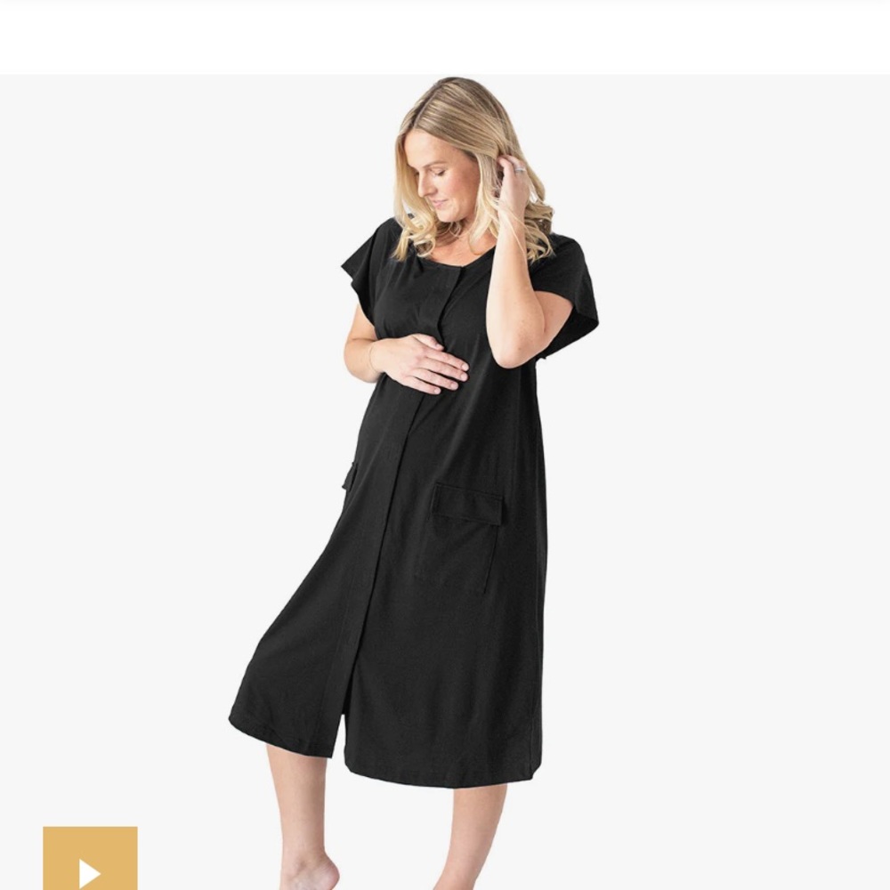 Kindred bravely universal labor and delivery gown - small